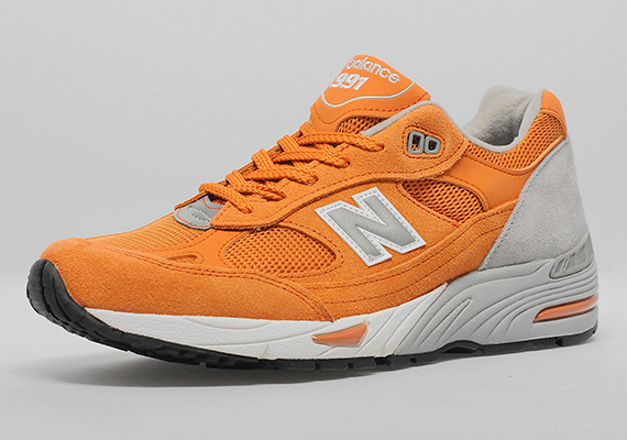 New Balance 991 Made In England Orange Grey 2