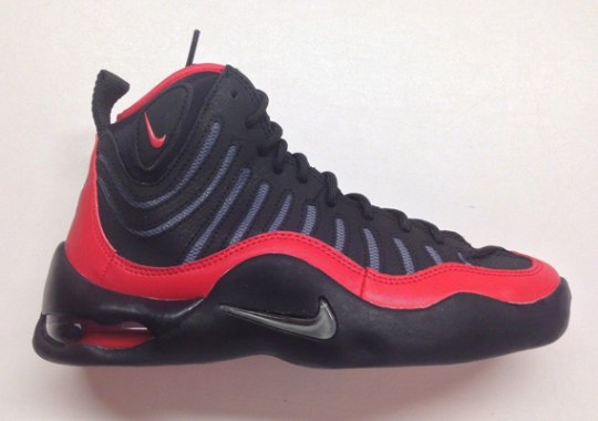 Nike Air Bakin’ GS – Black – Cool Grey – University Red