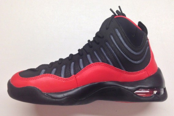 Nike Air Bakin Gs Black Cool Grey University Red 02