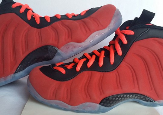 Nike Air Foamposite One “Red Suede” Sample on eBay