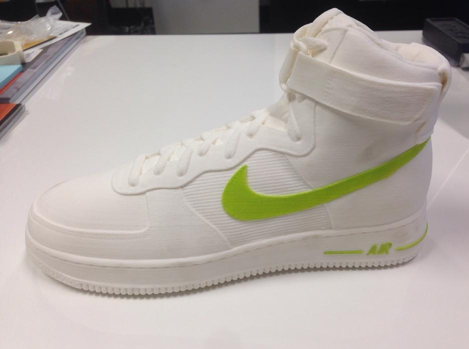 A 3D Printed Nike Air Force 1 High