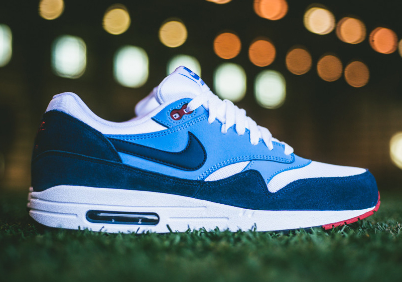 Nike Air Max 1 - White - Midnight Navy - University Blue