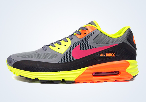 Nike Air Max Lunar90 Wr Grey Yellow Orange