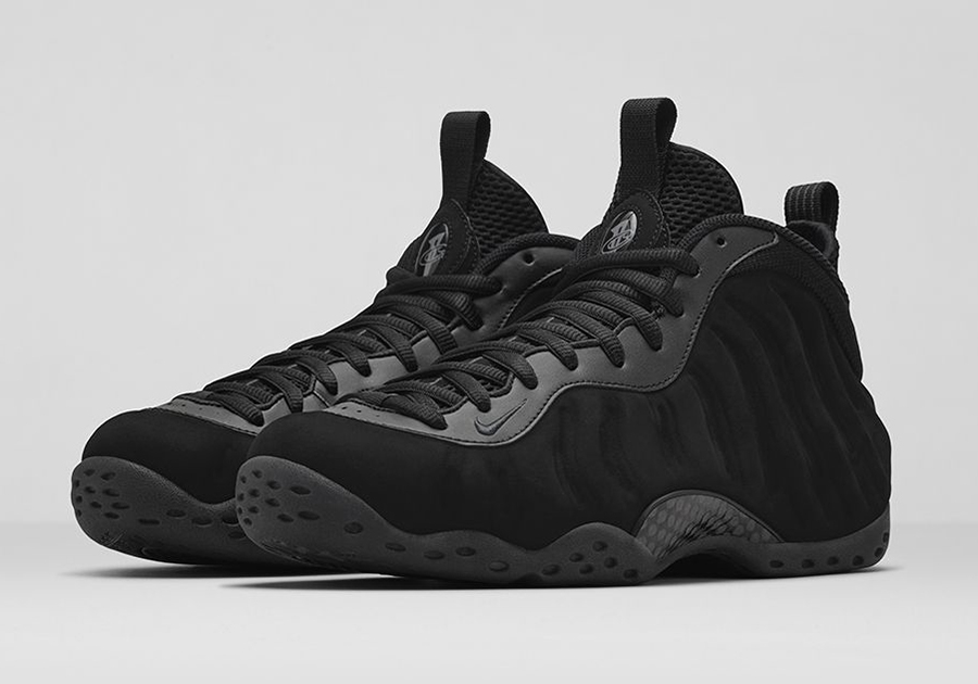 Nike Foamposite Black Nubuck