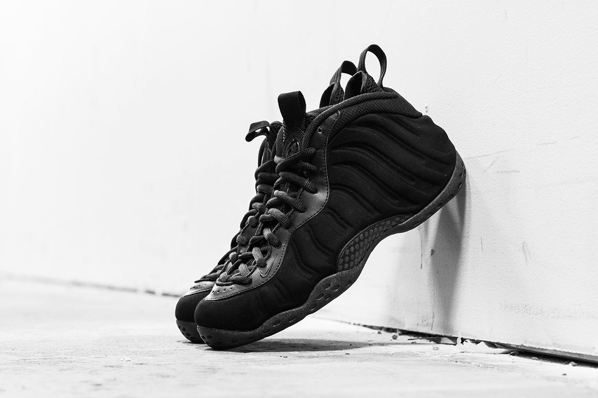 Nike Foamposite One Triple Black Suede Arriving 02