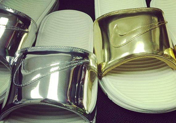 Nike Brings Liquid Metal To The Benassi Slides