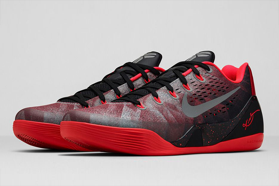 Nike Kobe 9 Em Gym Red Metallic Silver Bright Crimson 2