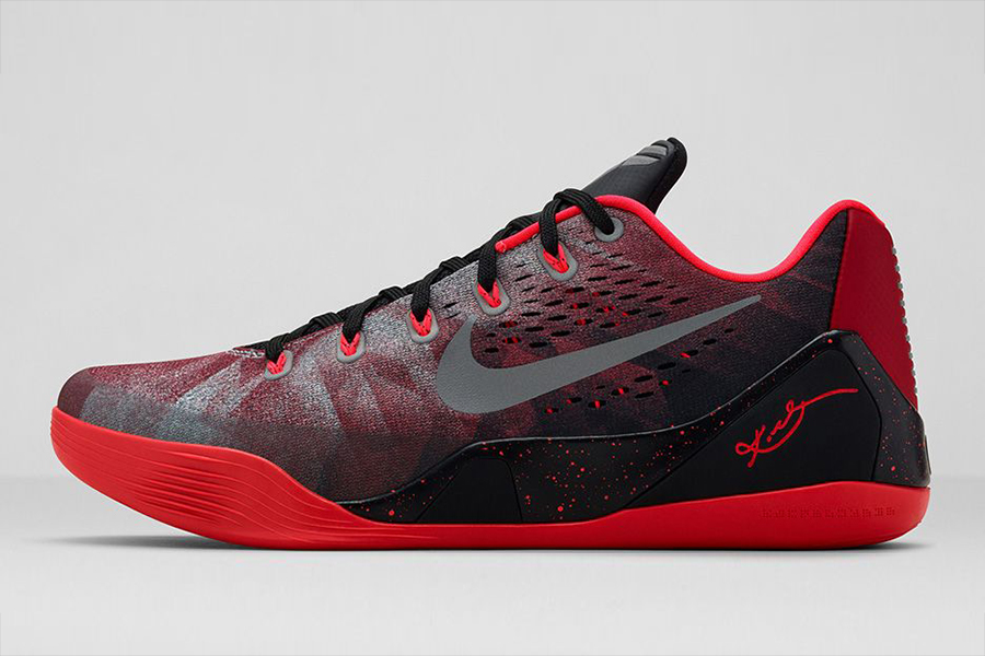 Nike Kobe 9 Em Gym Red Metallic Silver Bright Crimson 4