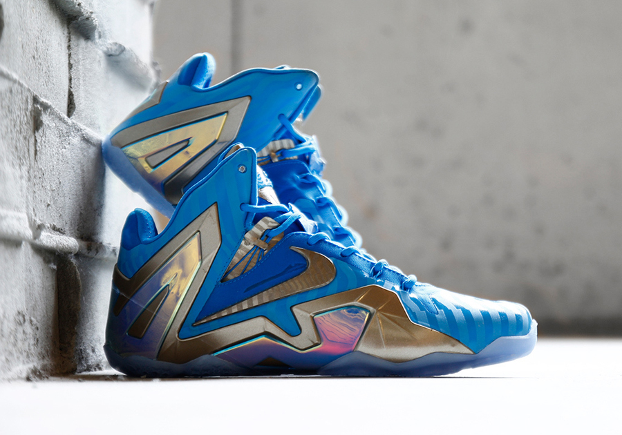 Nike Lebron 11 Elite Blue Silver Releasing 2