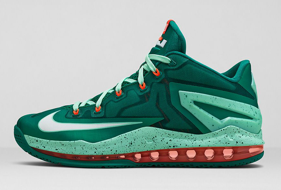 Nike Lebron 11 Low Mystic Green Release 2