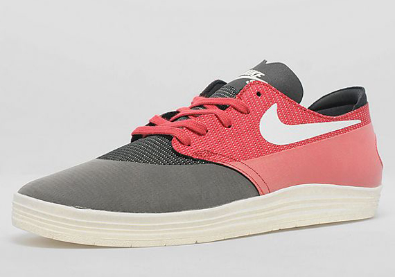 Nike SB Lunar One Shot - Black - Game Red