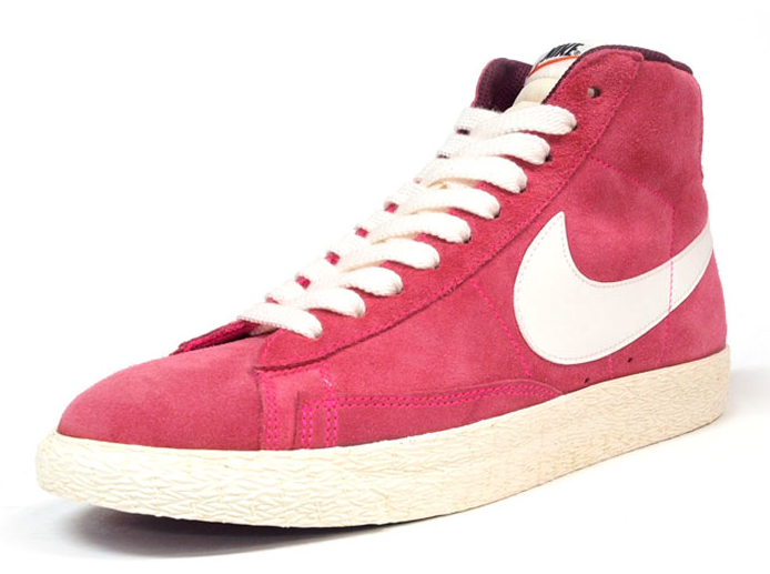 Nike Wmns Blazer Mid Pink Burgundy White 02