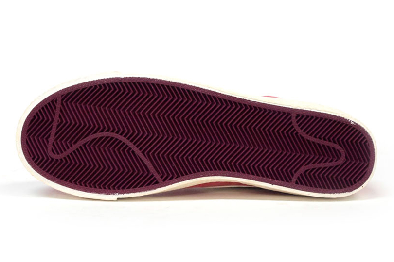 Nike Wmns Blazer Mid Pink Burgundy White 05
