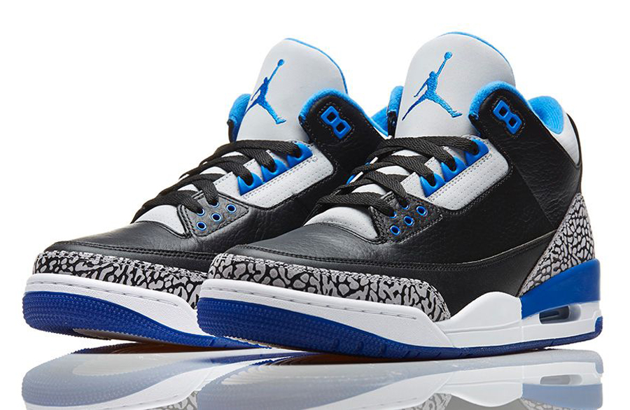 Sport Blue Jordan 3 Retro 1