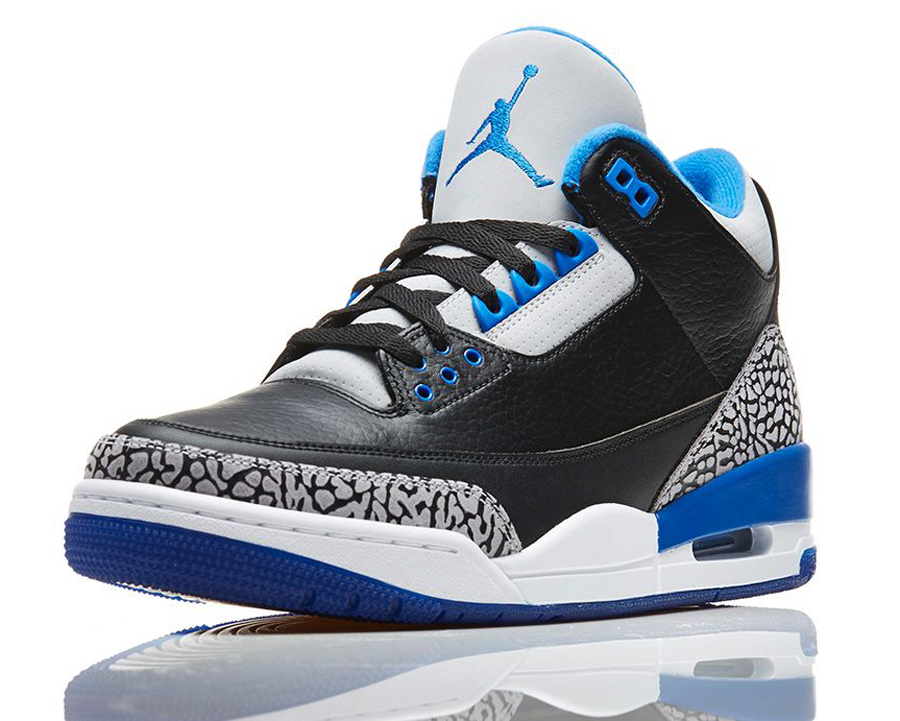 Sport Blue Jordan 3 Retro 2