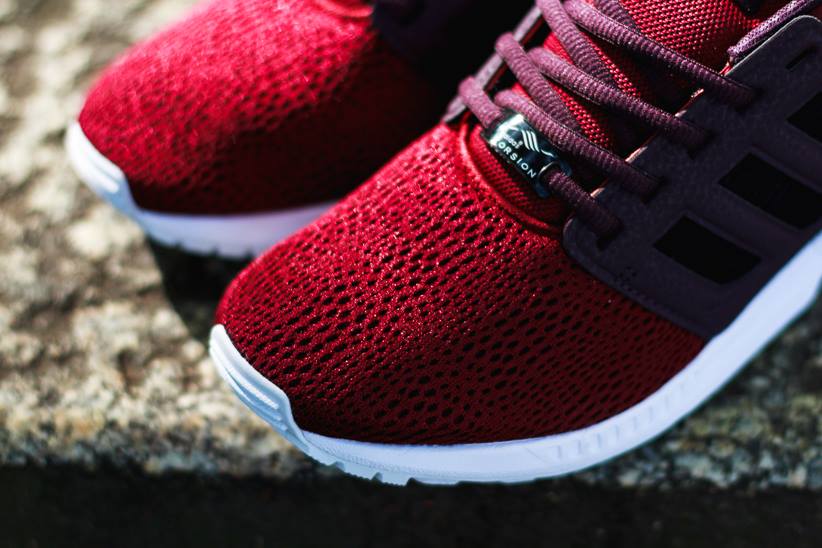 Adidas Originals Zx Flux 2 Burgundy Red 04