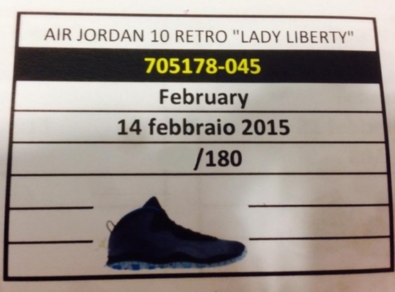 Air Jordan 10 Lady Liberty