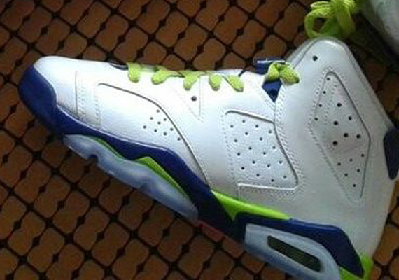 Air Jordan 6 Gs Seahawks