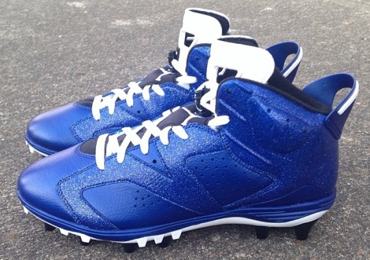 Air Jordan 6 “Cowboys” Cleat Customs for Michael Crabtree