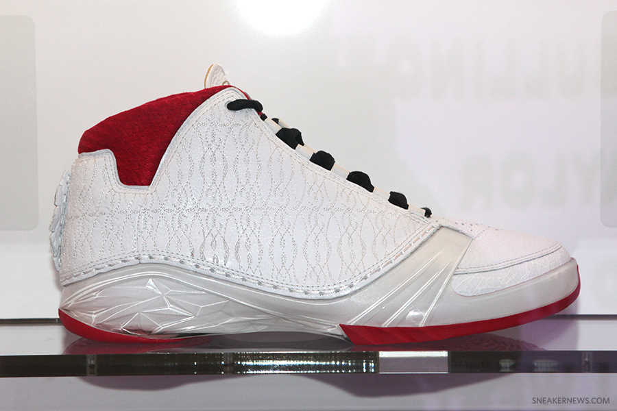 Air Jordan White Red Chicago Wbf 23