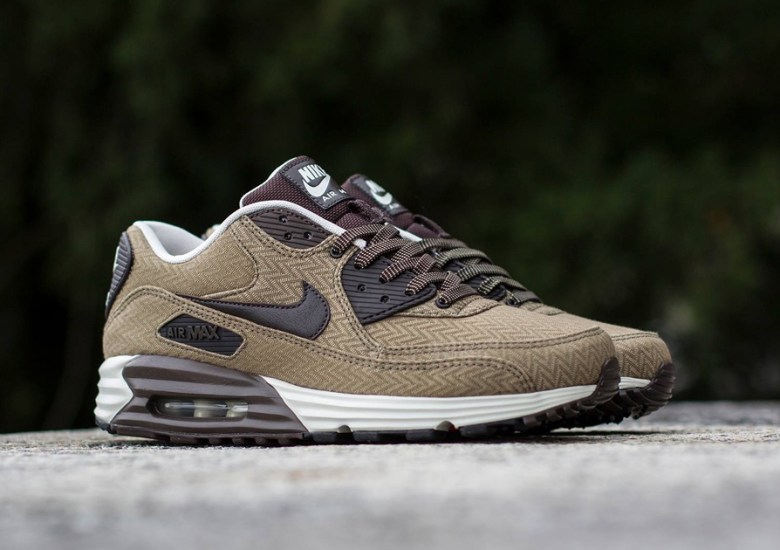 Nike Air Max Lunar90 Premium “Suit & Tie” – Tan Herringbone