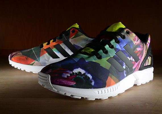 Floral Adidas Zx Flux