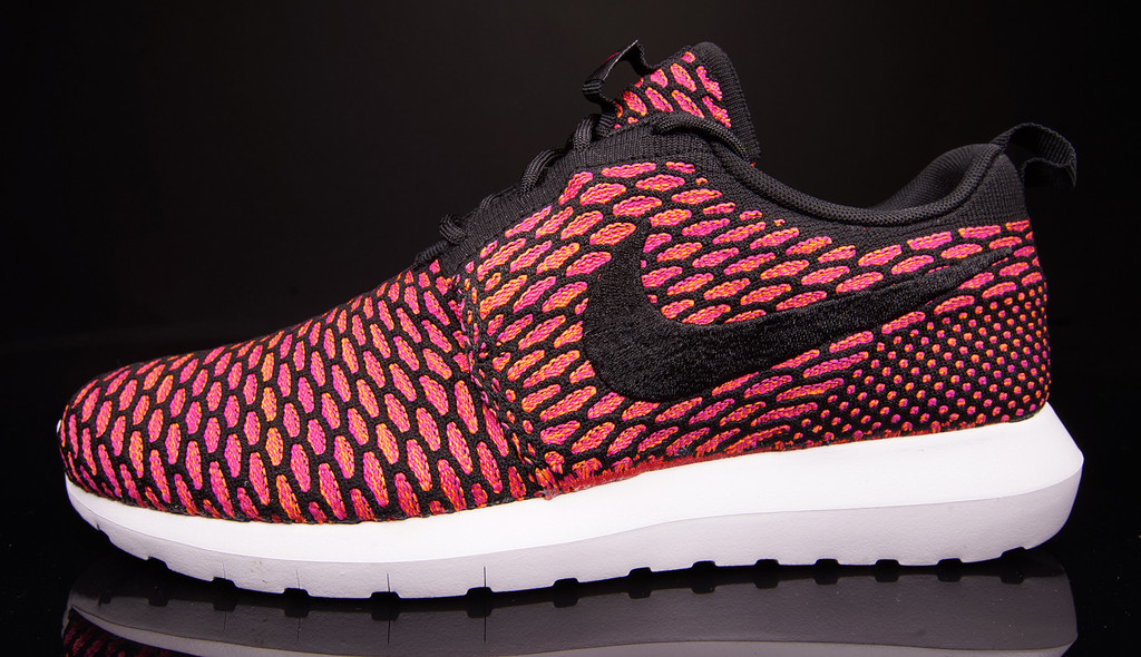 Flyknit Roshe Run Red Black 04