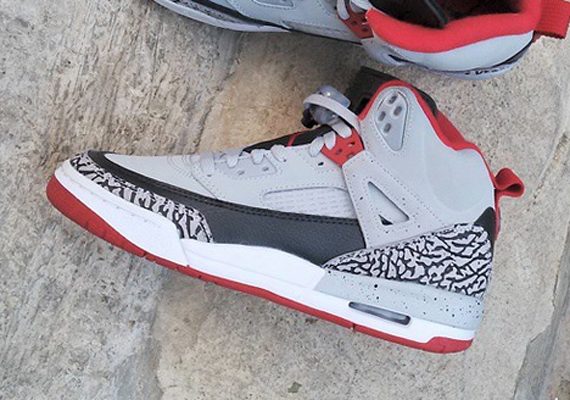 Jordan Spiz'ike GS - Grey - Black - Red