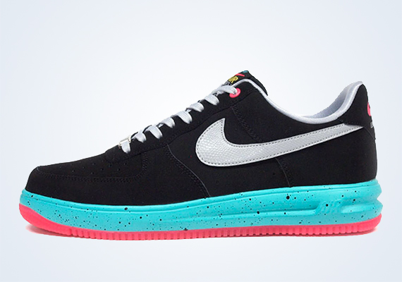 Nike Lunar Force 1 - Black - Teal - Pink