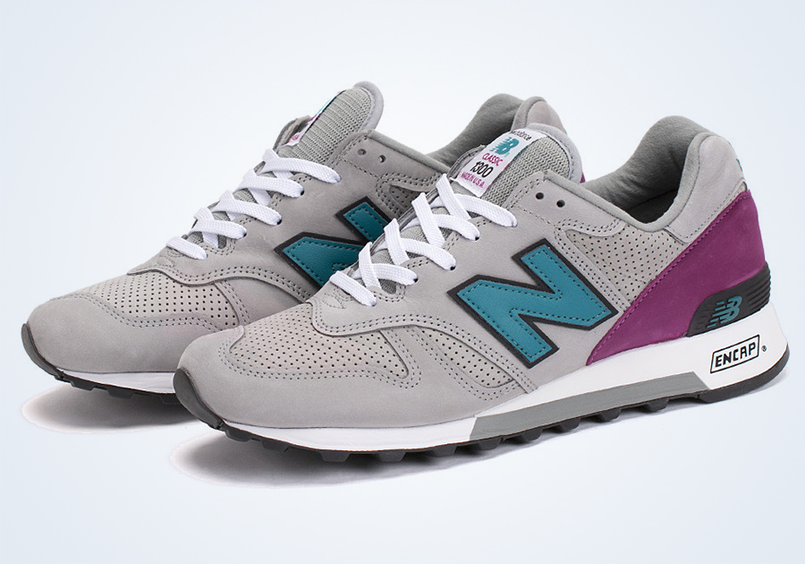 New Balance 1300 Light Grey Teal Purple 4