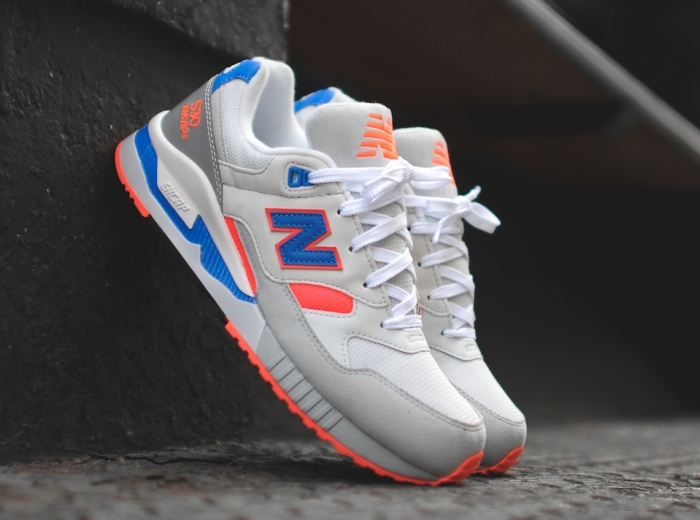 New Balance 530 - White - Blue - Orange