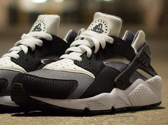 Nike Air Huarache Black Elephabnt Grey White