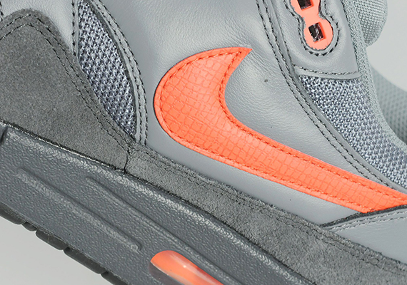 Nike Air Max 1 Anthracite Team Orange 6
