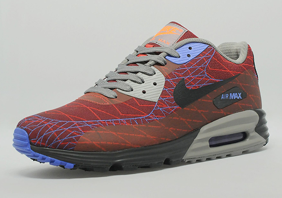 Nike Air Max Lunar90 Jacquard - Red - Purple - Grey