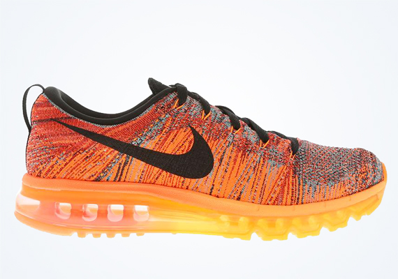 Nike Flyknit Air Max - University Red - Black - Hyper Crimson