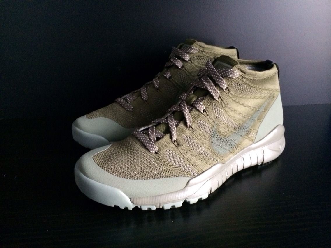 Nike Flyknit Chukka Fsb Unreleased Khaki Sample 02