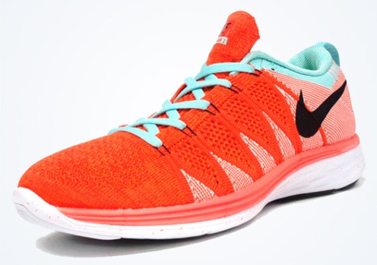 Nike Flyknit Lunar2 – Orange – White – Black