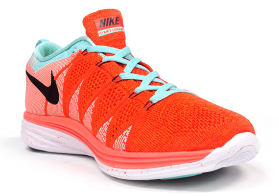 Nike Flyknit Lunar2 Orange White Black 05