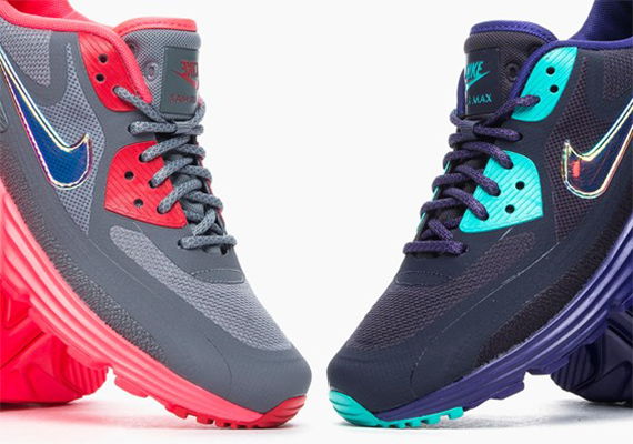 Nike Womens Air Max Lunar 90 "Iridescent Swoosh"