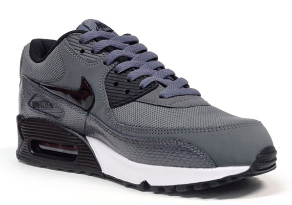 Nike Womens Air Max 90 Grey Snake 03