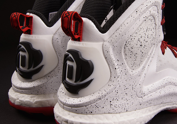 adidas D Rose 5 Boost - White - Red