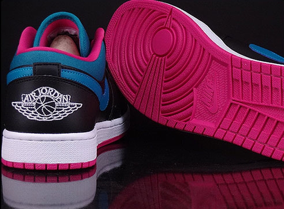 Air Jordan 1 Low Space Blue Fusion Pink 03