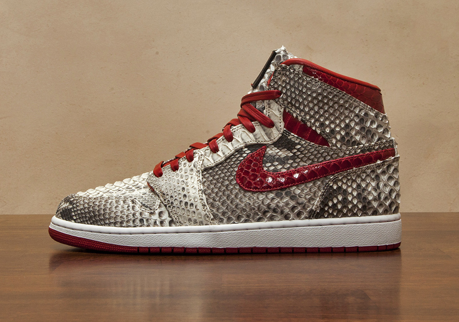 Air Jordan 1 Python Natural Metallic Red Jbf 1