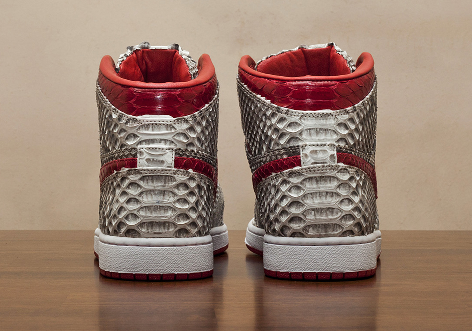 Air Jordan 1 Python Natural Metallic Red Jbf 2