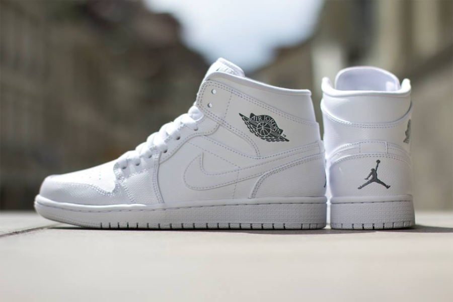 Air Jordan 1 White White Cool Grey 02