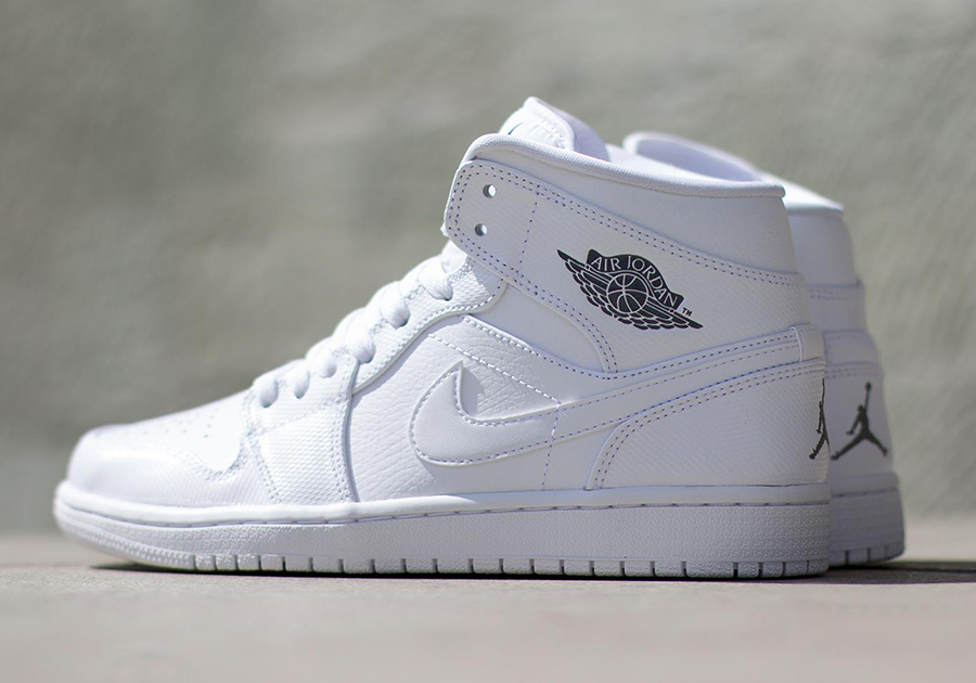 Air Jordan 1 Mid - White - Cool Grey