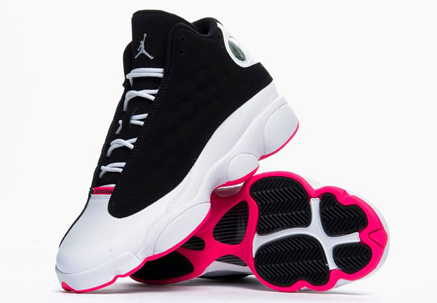 Air Jordan 13 GS - Black - Hyper Pink - White