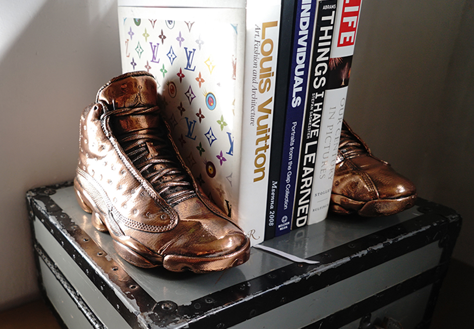 Bronzed Air Jordans by Matt Senna