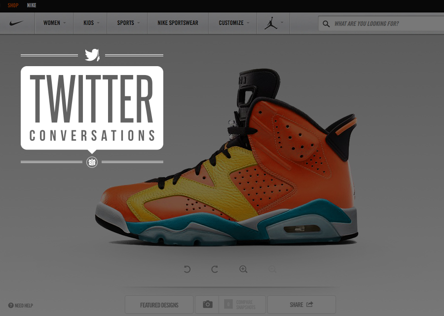 Twitter Conversations: Air Jordan Retros on NIKEiD