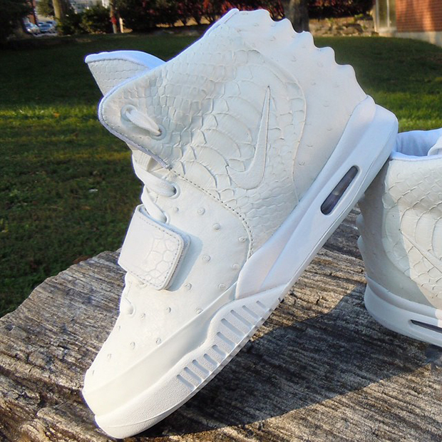 Air Yeezy 2 White Shane Victorino Relevant Customs